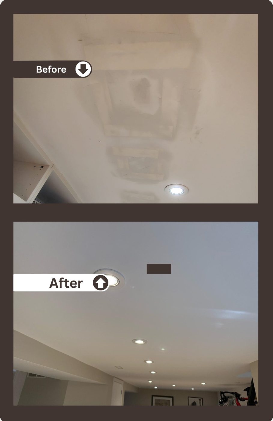 Ceiling drywall